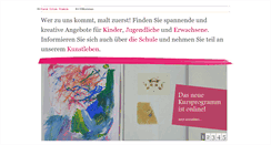Desktop Screenshot of kunstschule-rostock.de